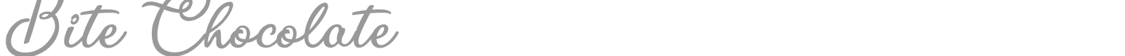 Bite Chocolate font preview